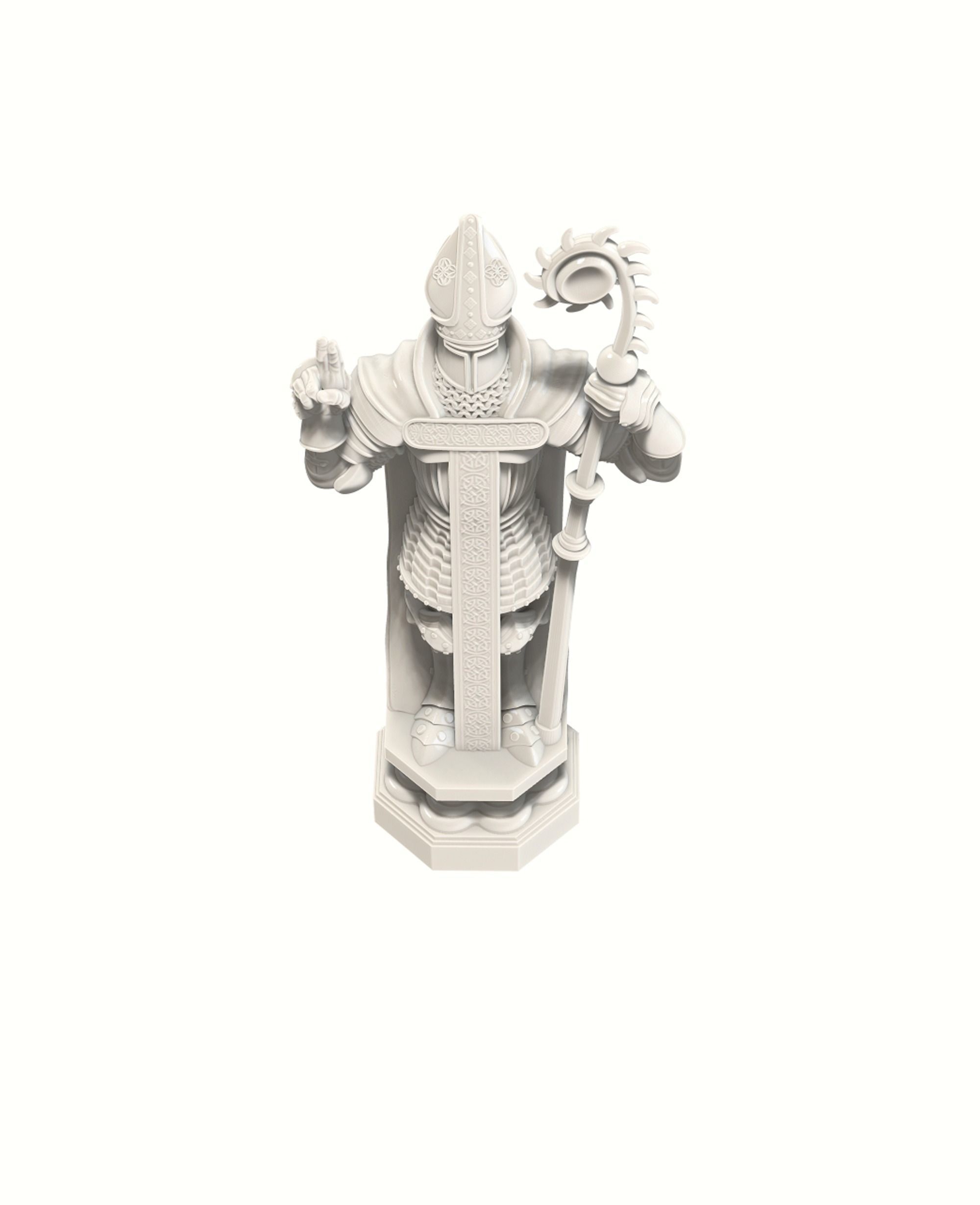 HARRY POTTER WIZARD CHESS SET - BISHOP 3D print model_2