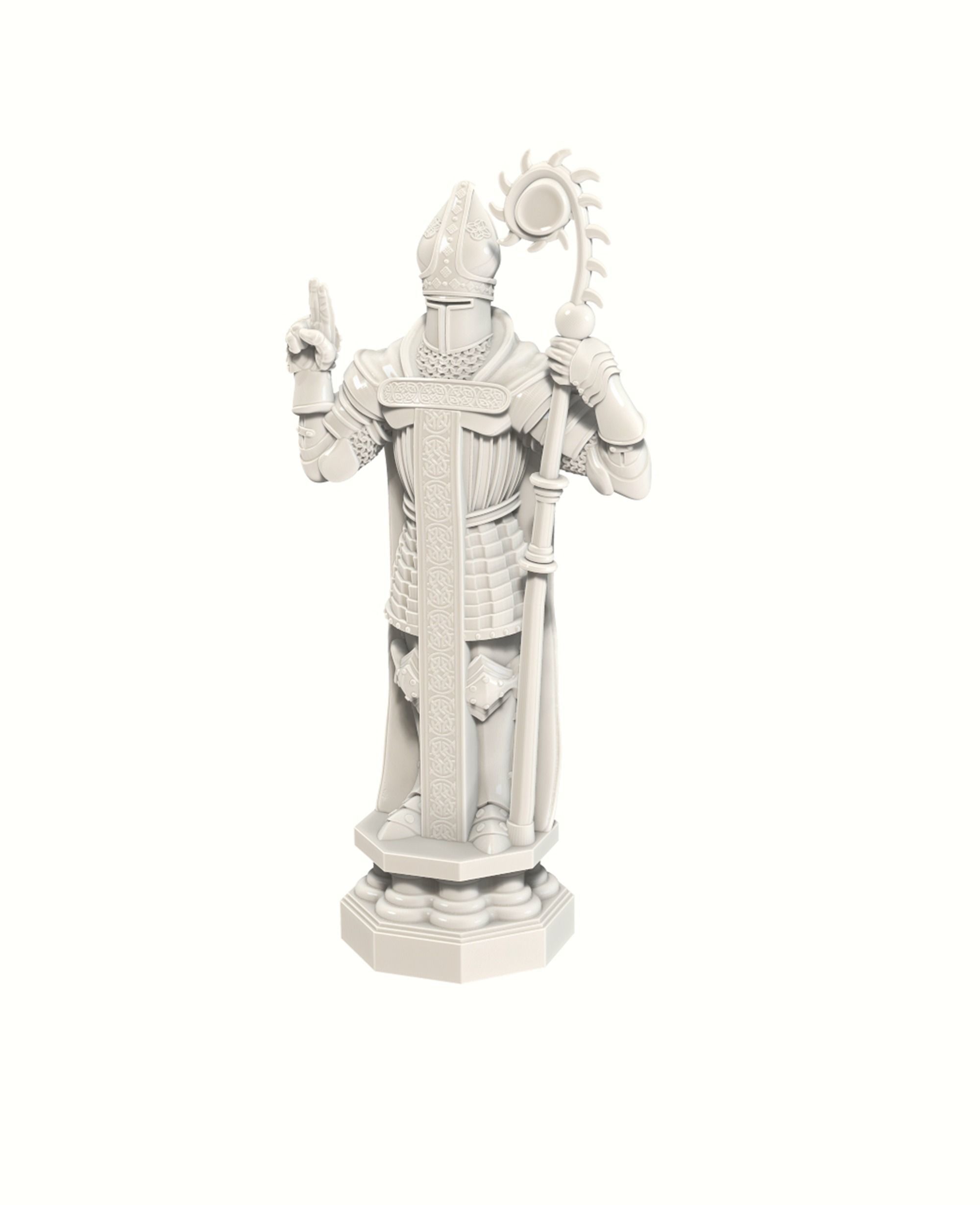 HARRY POTTER WIZARD CHESS SET - BISHOP 3D print model_4