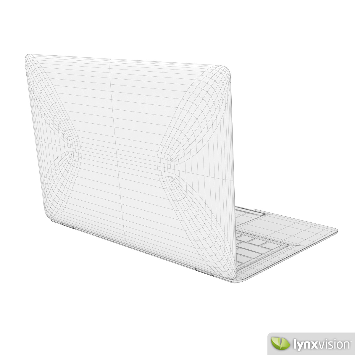 Apple MacBook Air Notebook 3D model_6