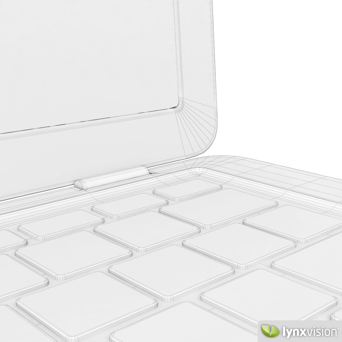 Apple MacBook Air Notebook 3D model_4