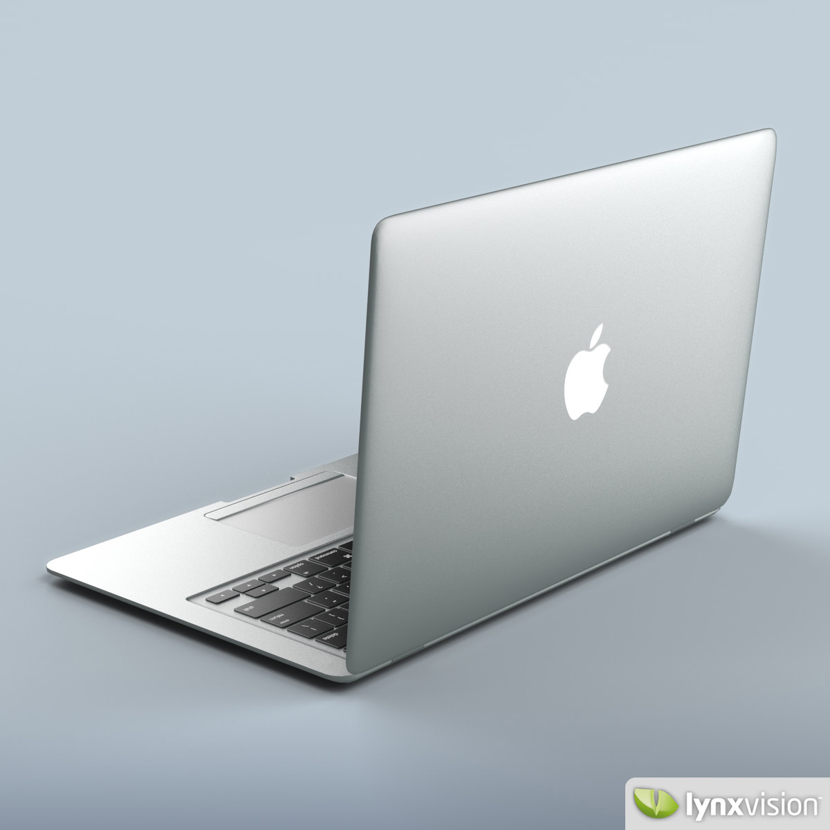 Apple MacBook Air Notebook 3D model_3