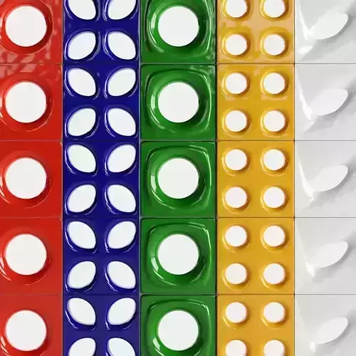 Cobogo Color Bricks Collection 1 3D model