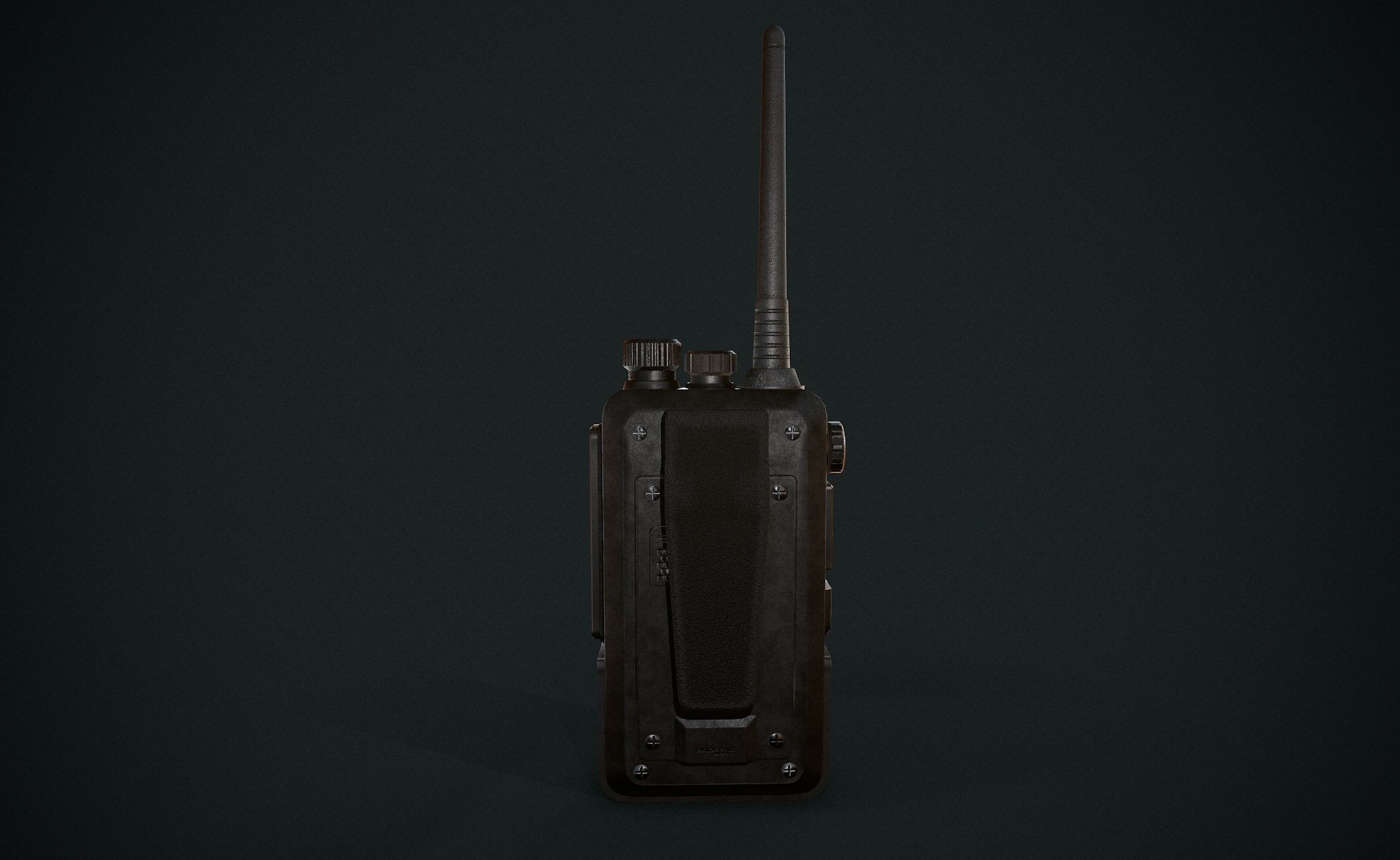 Game ready Walkie Talkie  Low-poly 3D model_7