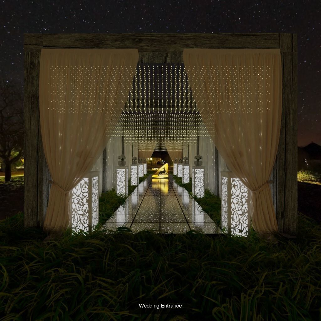 Wedding Entrance 3D Model Collection_3
