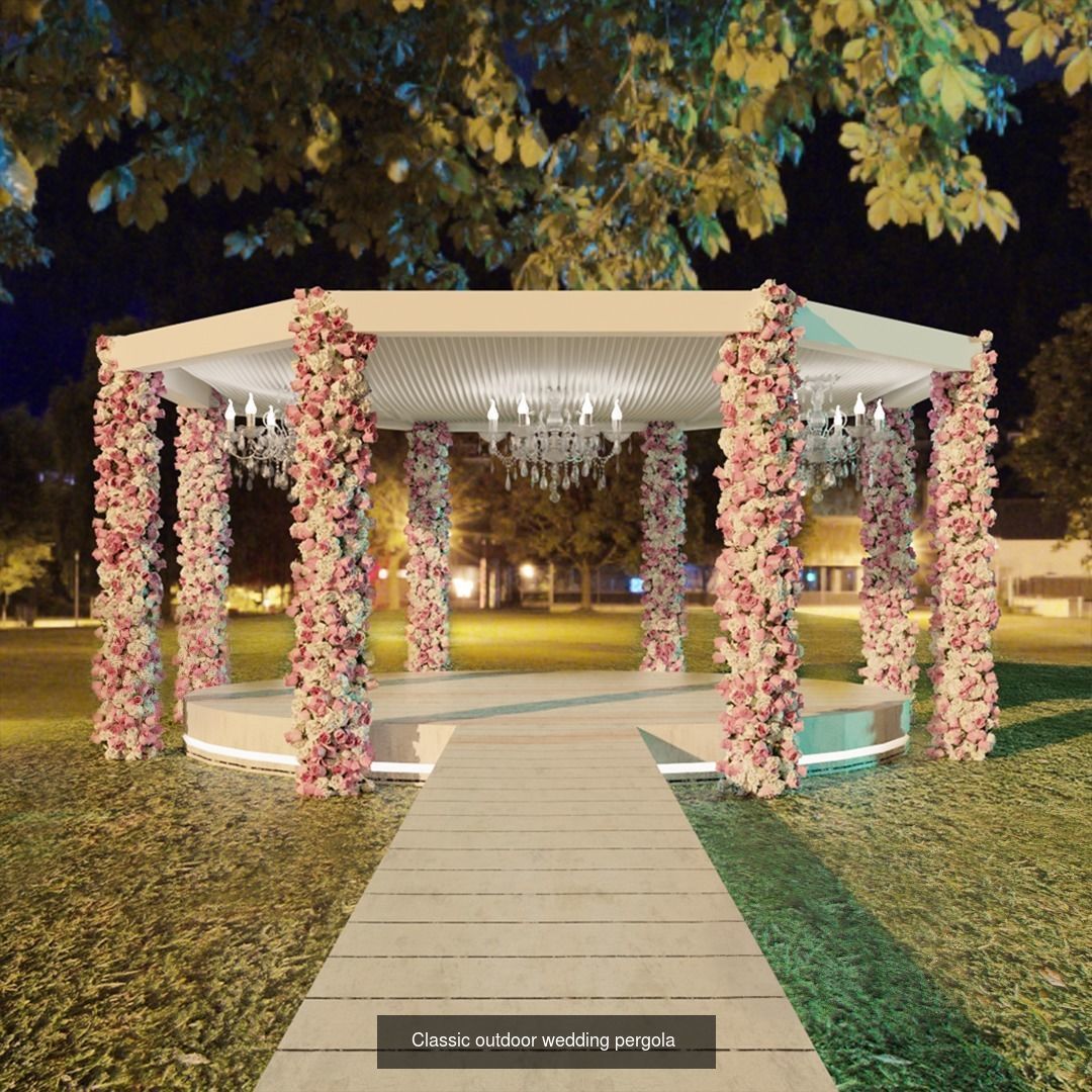 Wedding Entrance 3D Model Collection_1