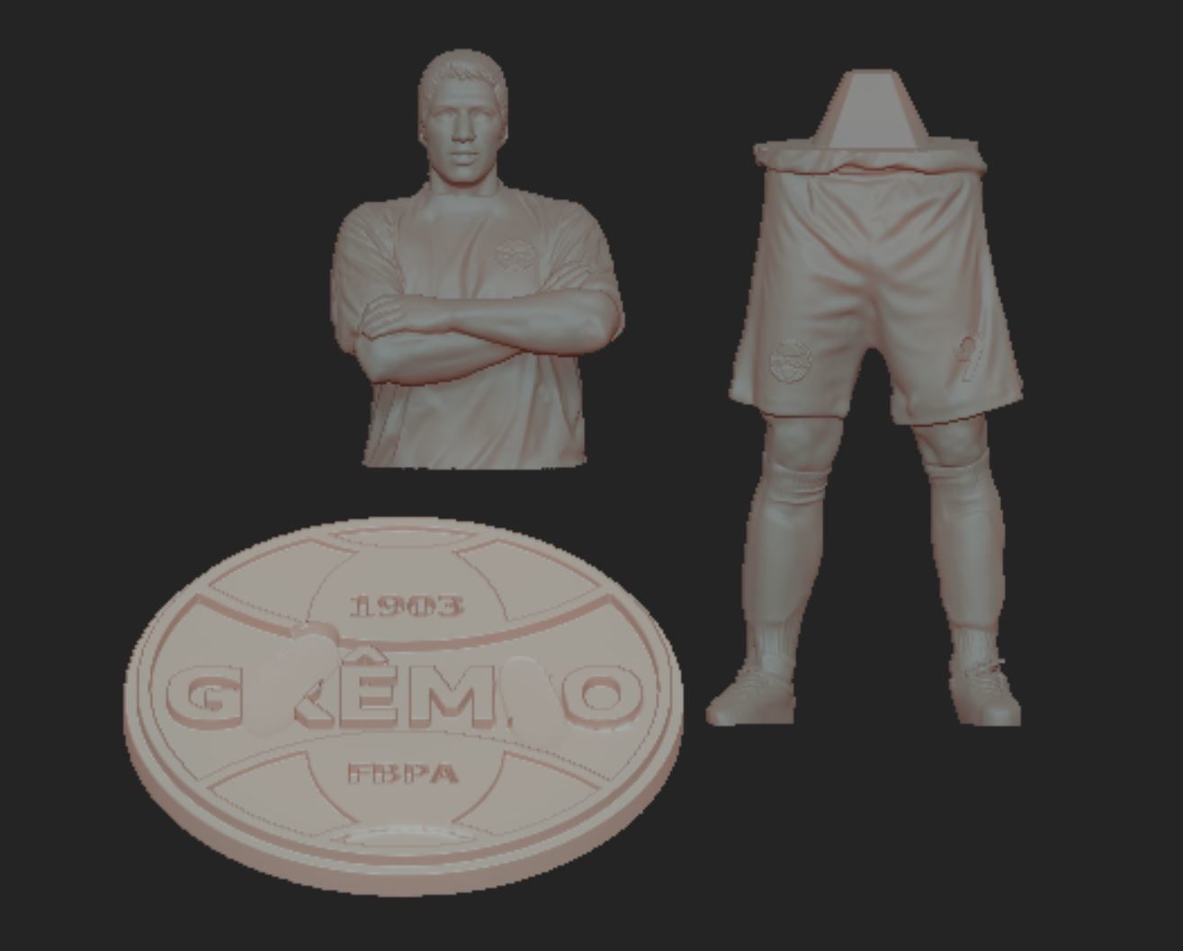Luis Suarez Gremio 2023 3D print model_2