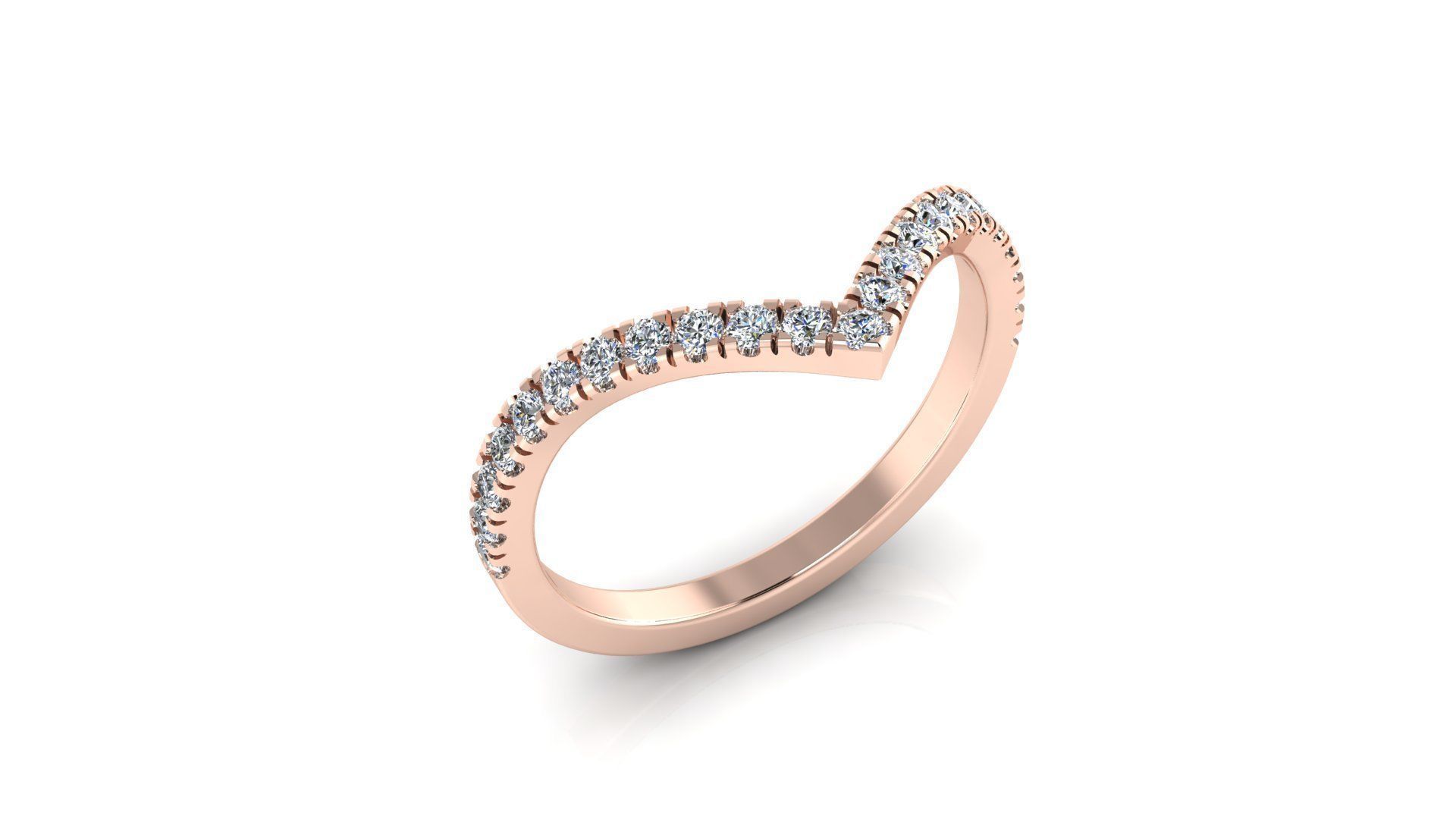 Jewelry Diamond Ring 3D print model_4