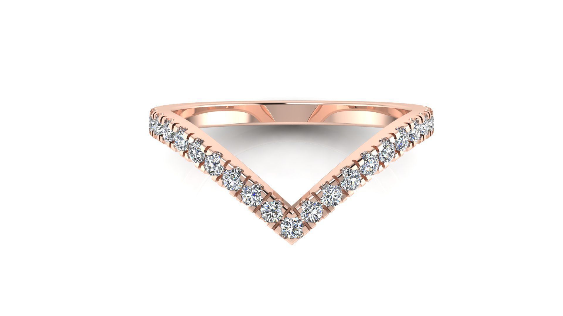 Jewelry Diamond Ring 3D print model_10