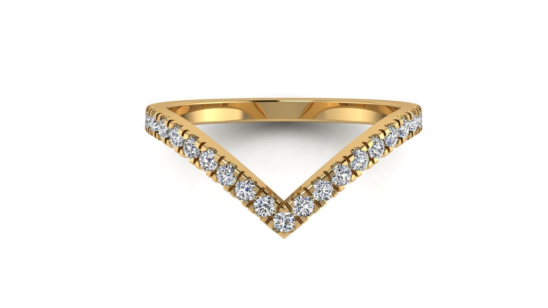 Jewelry Diamond Ring 3D print model_20