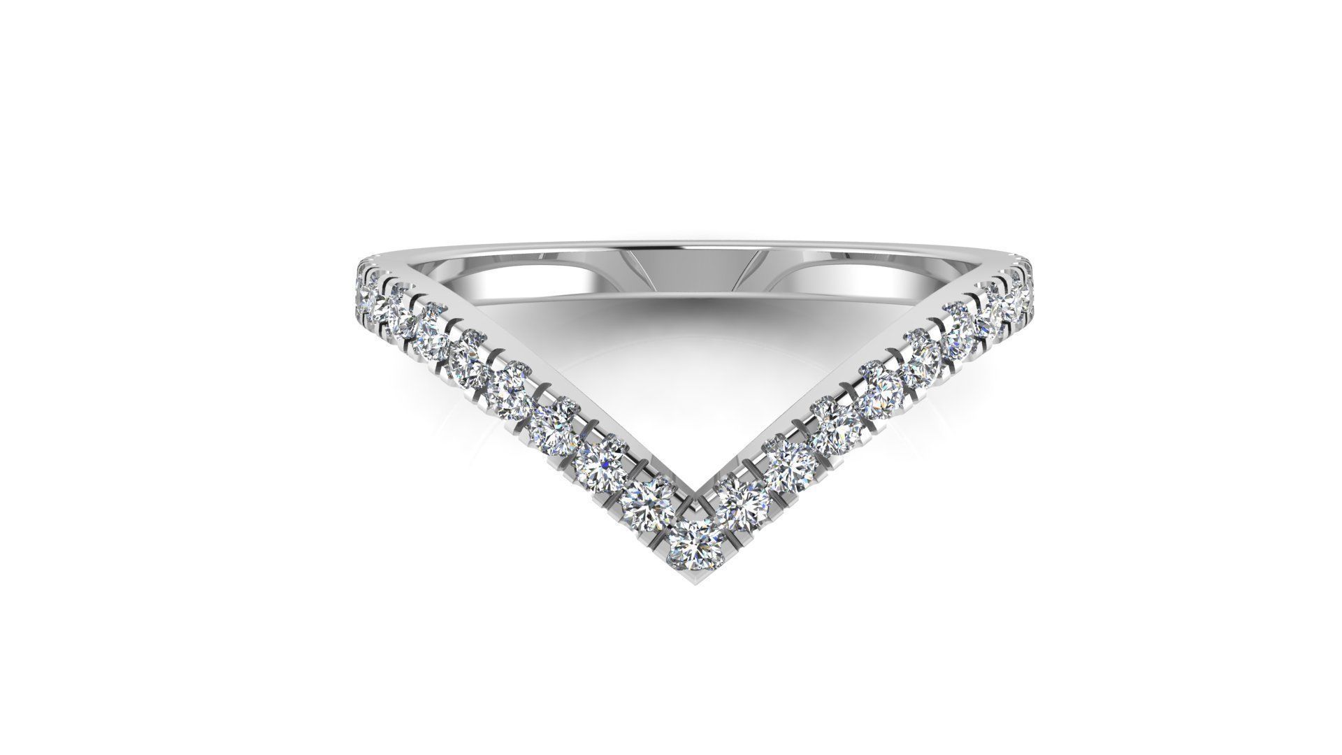 Jewelry Diamond Ring 3D print model_16