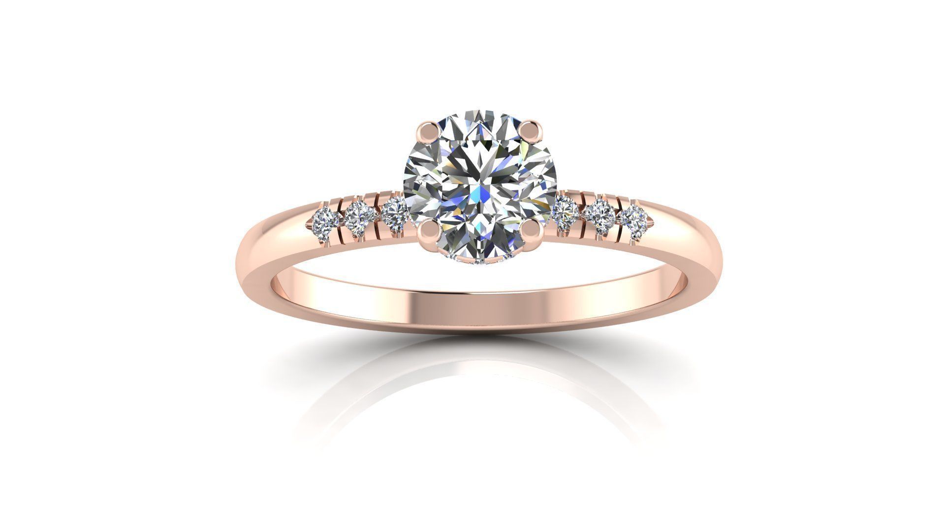  Jewelry Diamond Ring 3D print model_9