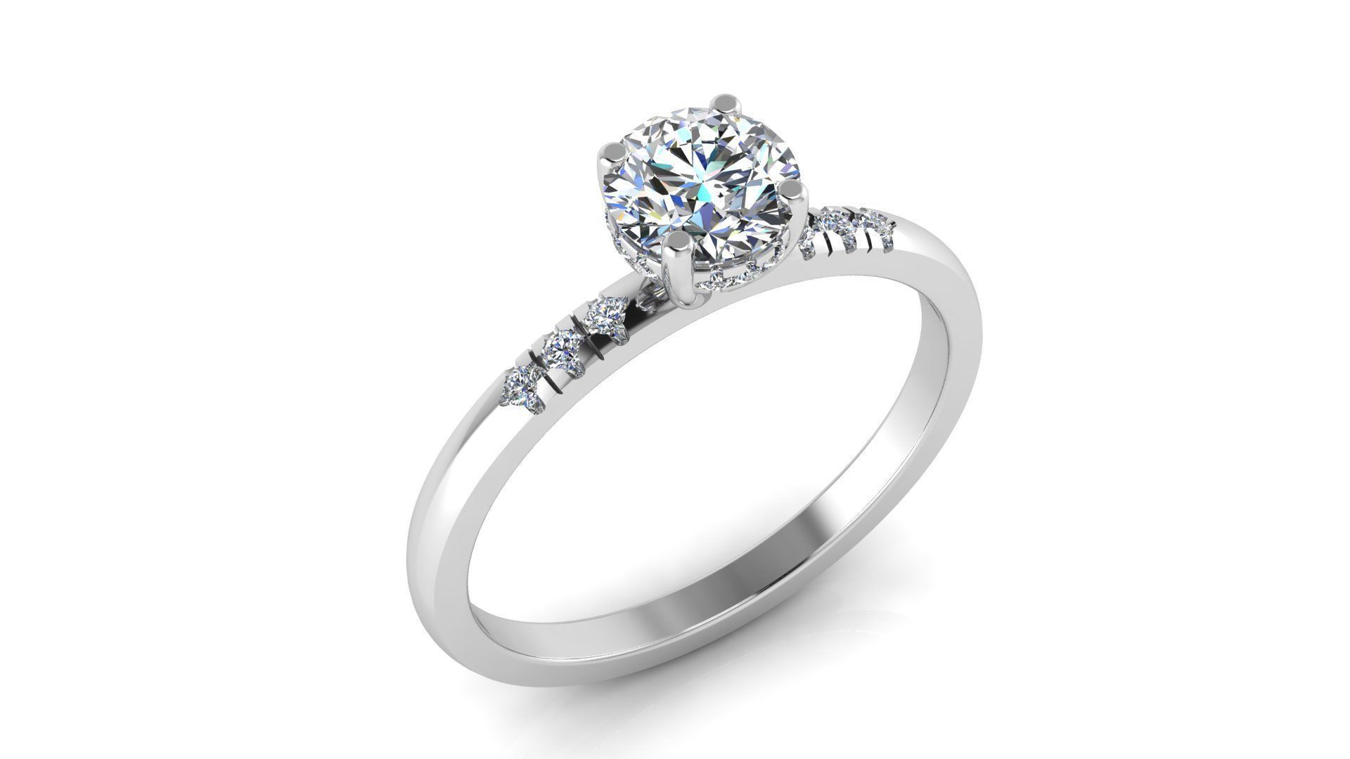  Jewelry Diamond Ring 3D print model_13