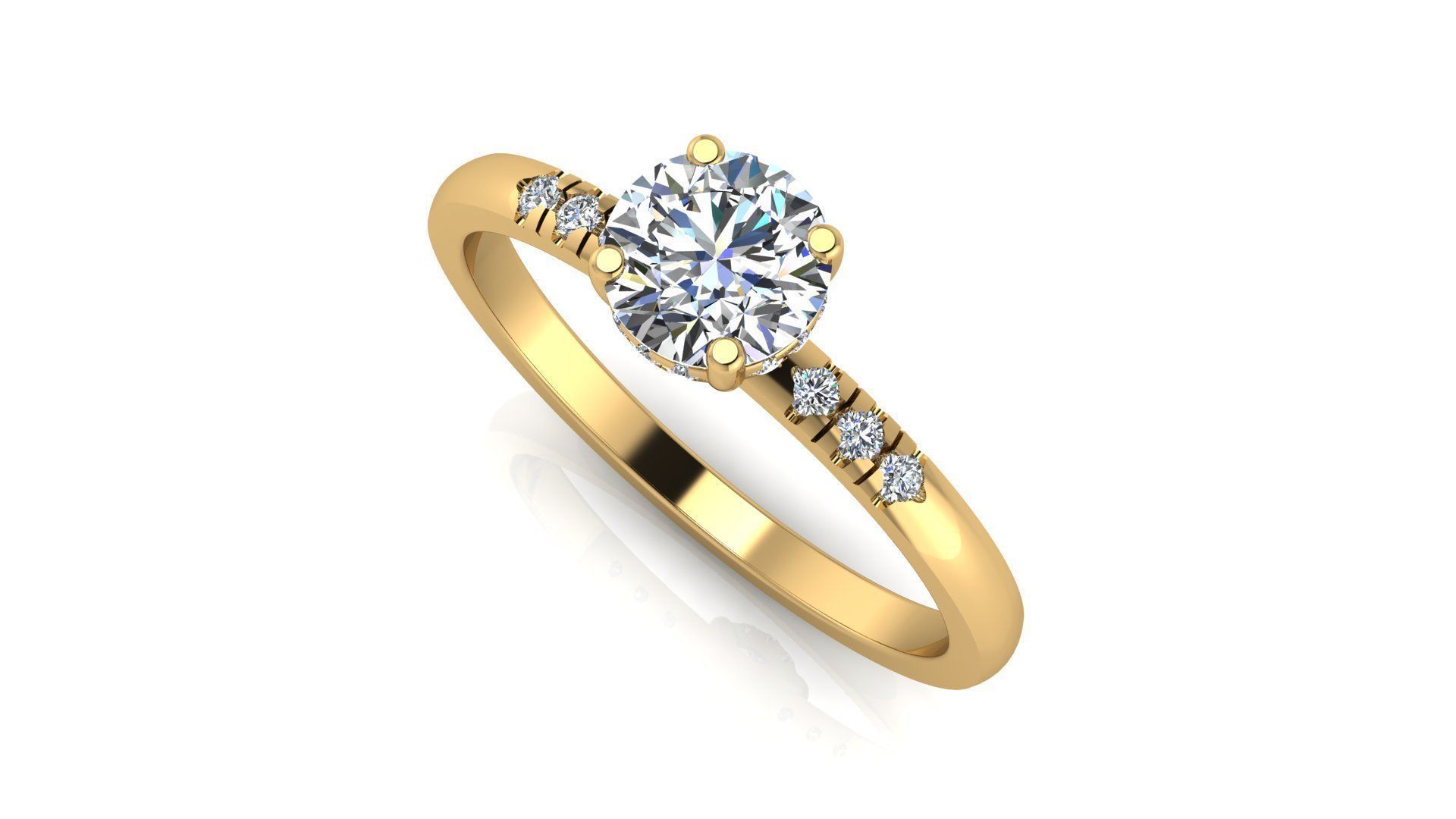  Jewelry Diamond Ring 3D print model_19