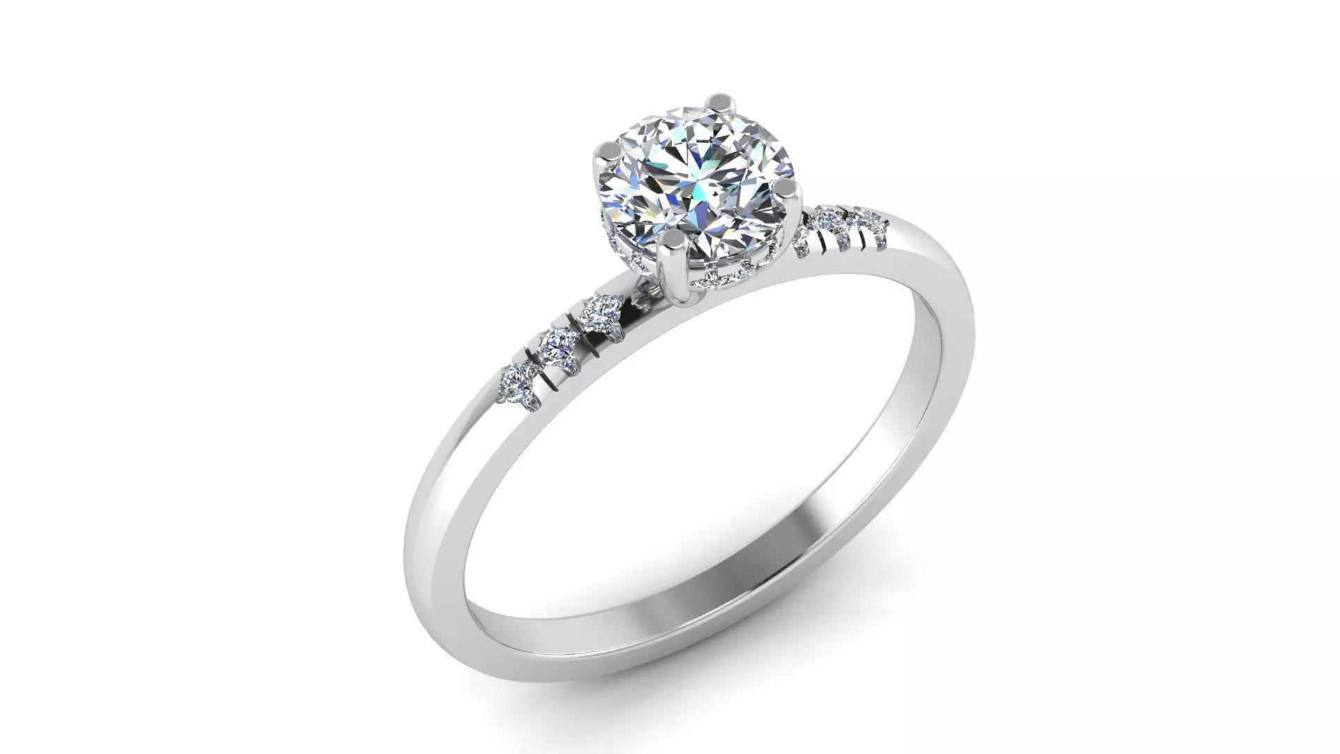  Jewelry Diamond Ring 3D print model_0