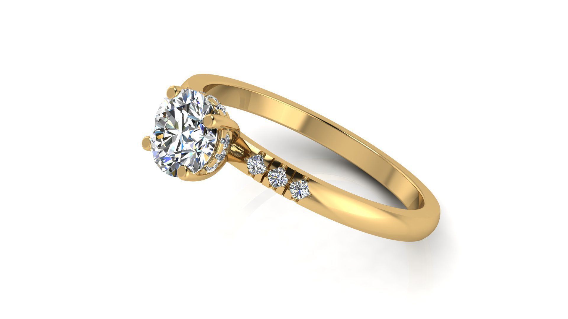  Jewelry Diamond Ring 3D print model_21