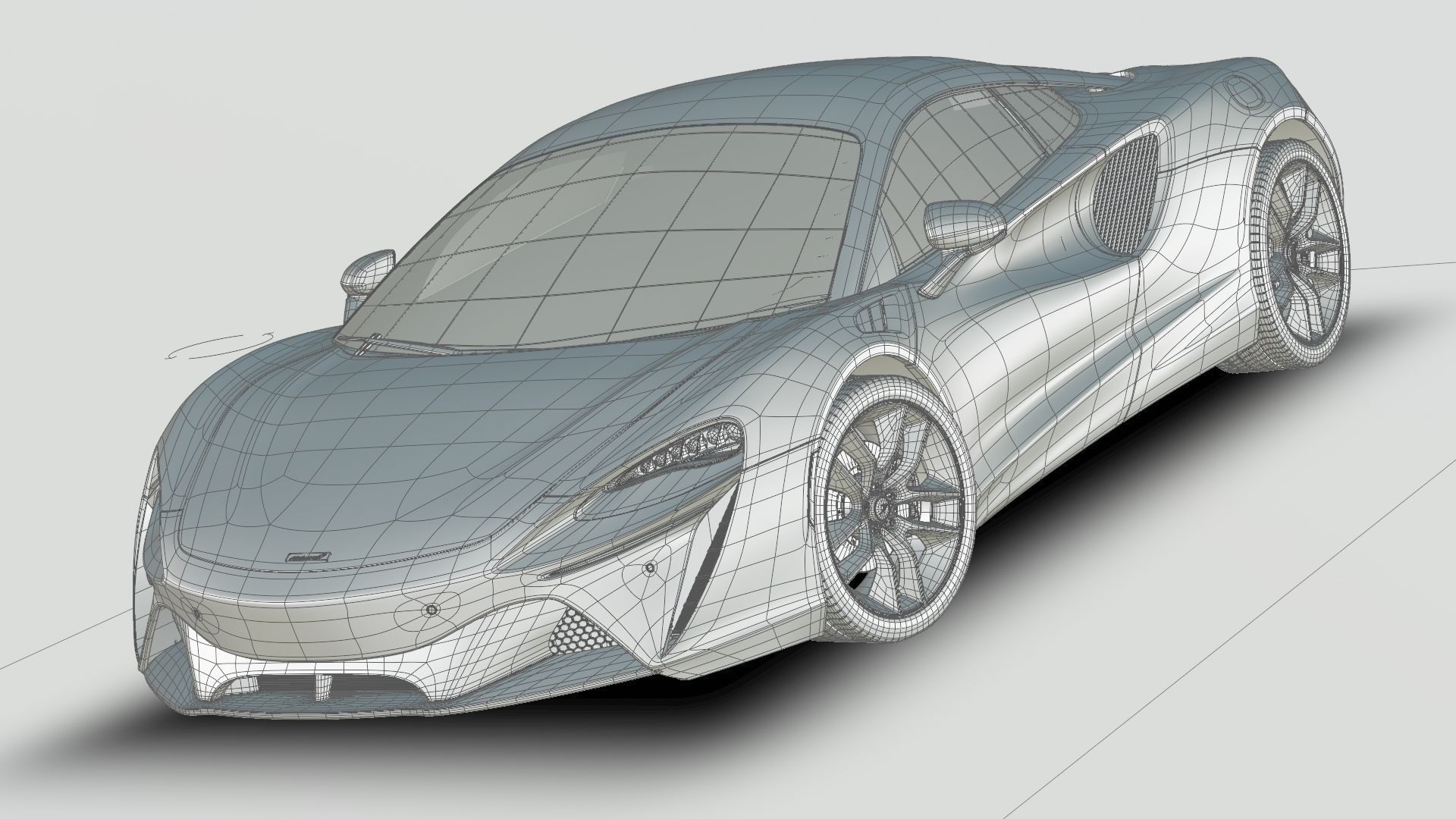 Mclaren Artura 2022 3D model_9