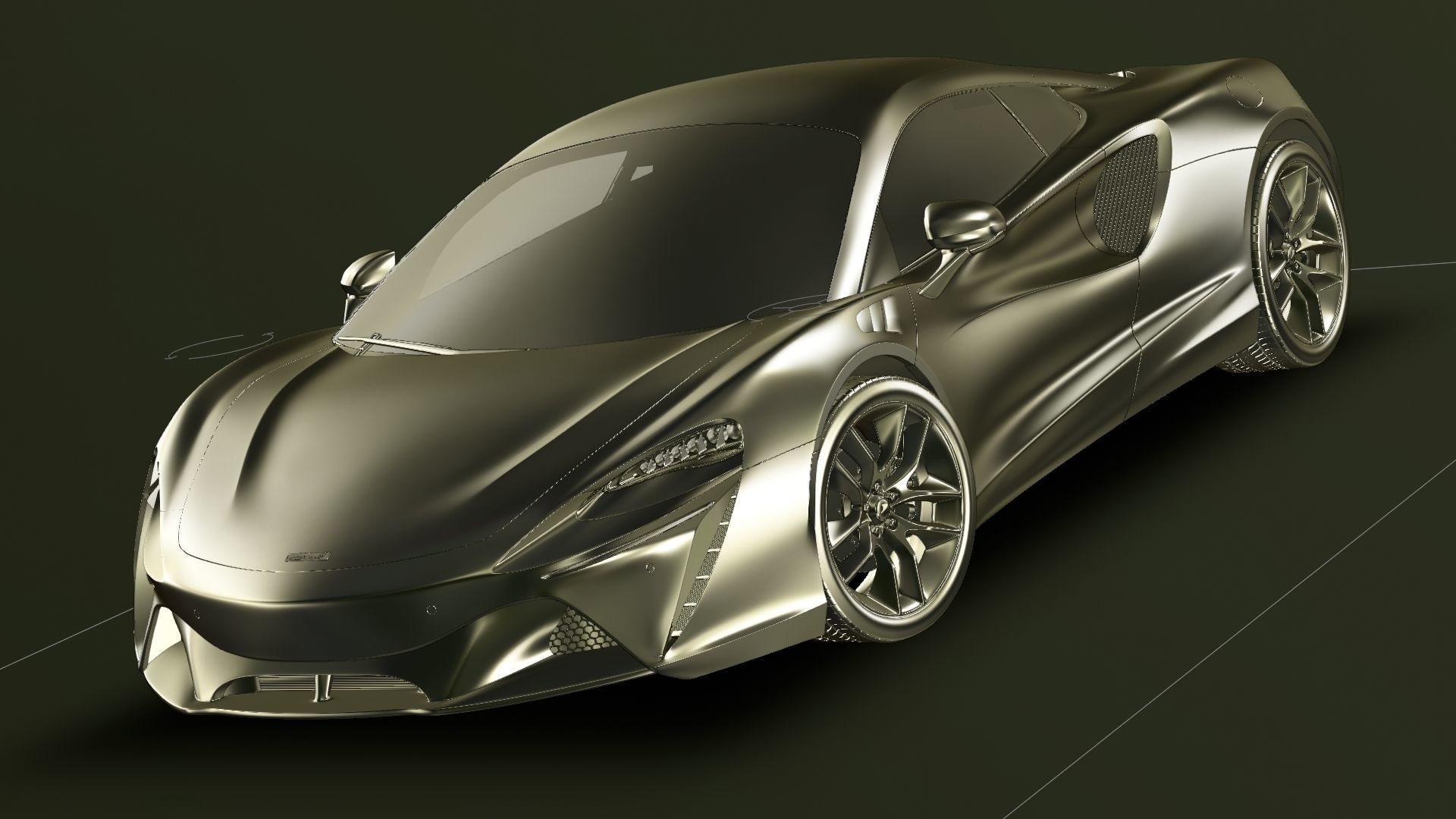 Mclaren Artura 2022 3D model_16