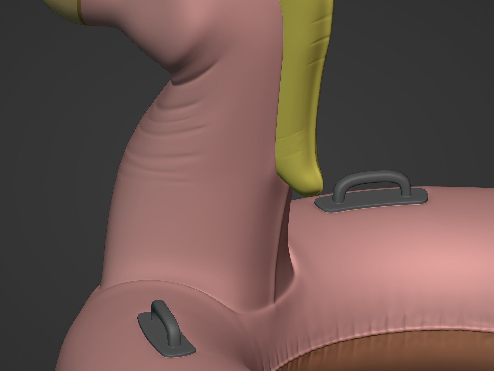 Inflatable Horse Low-poly 3D model_21