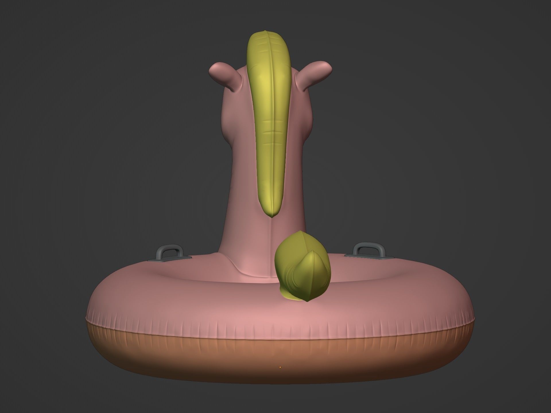 Inflatable Horse Low-poly 3D model_15