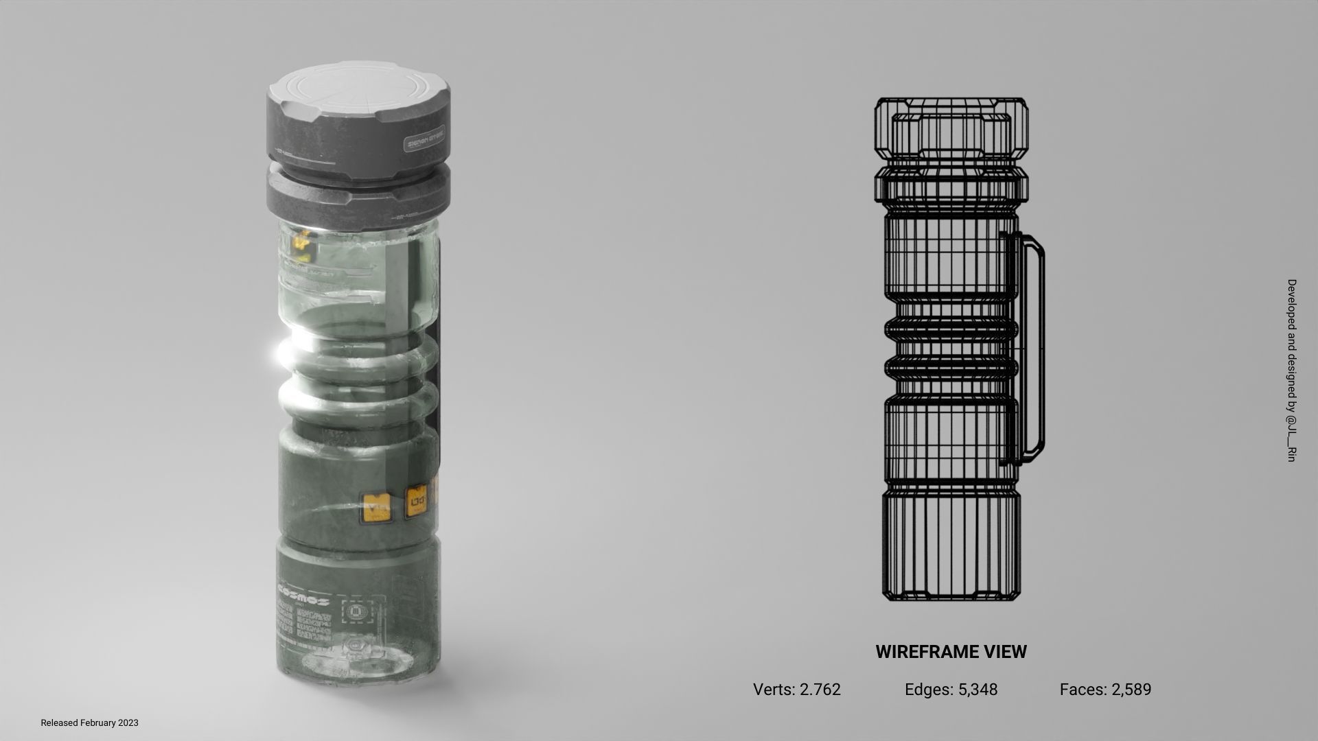 Cyberpunk Bottles 1 3D model_3