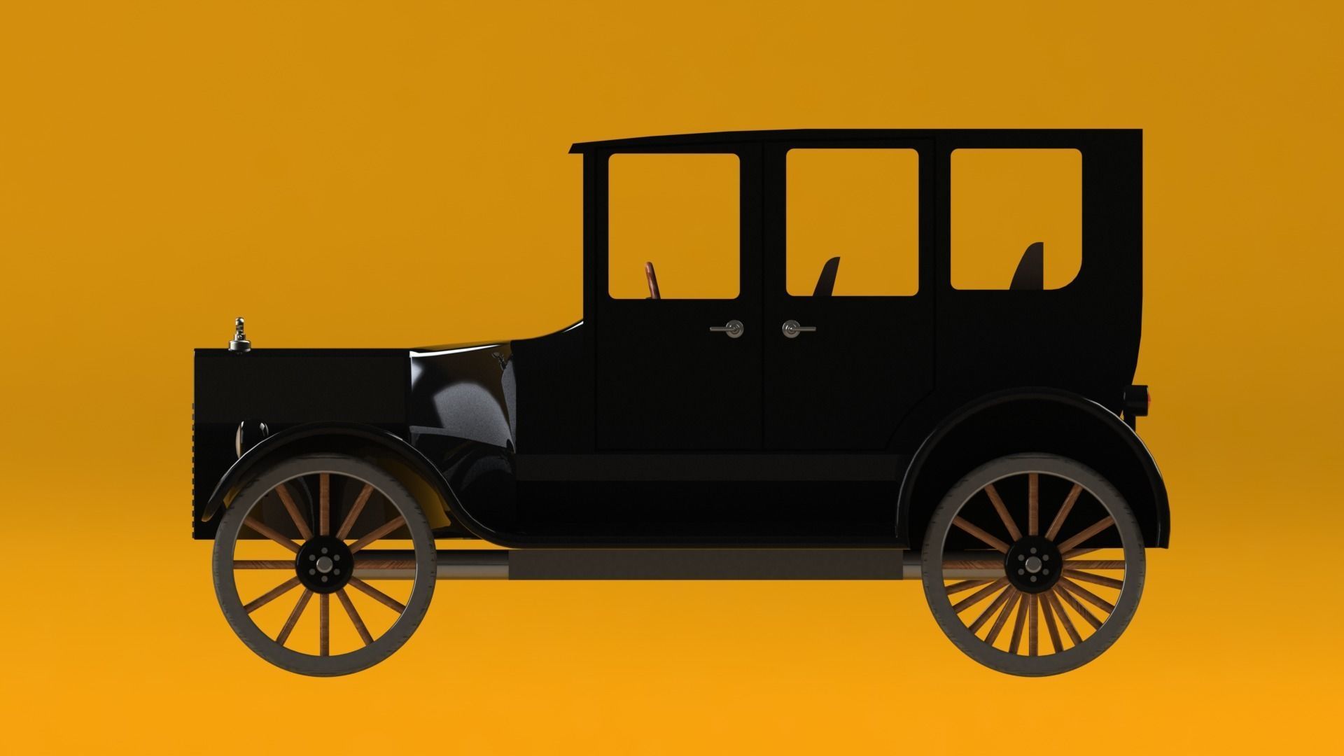 Antique Car 3D print model_25