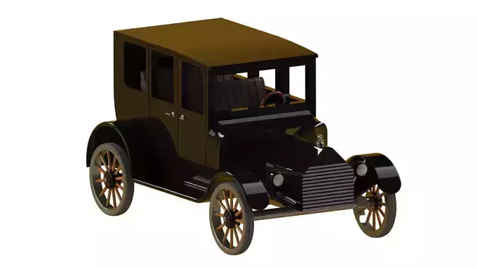 Antique Car 3D print model