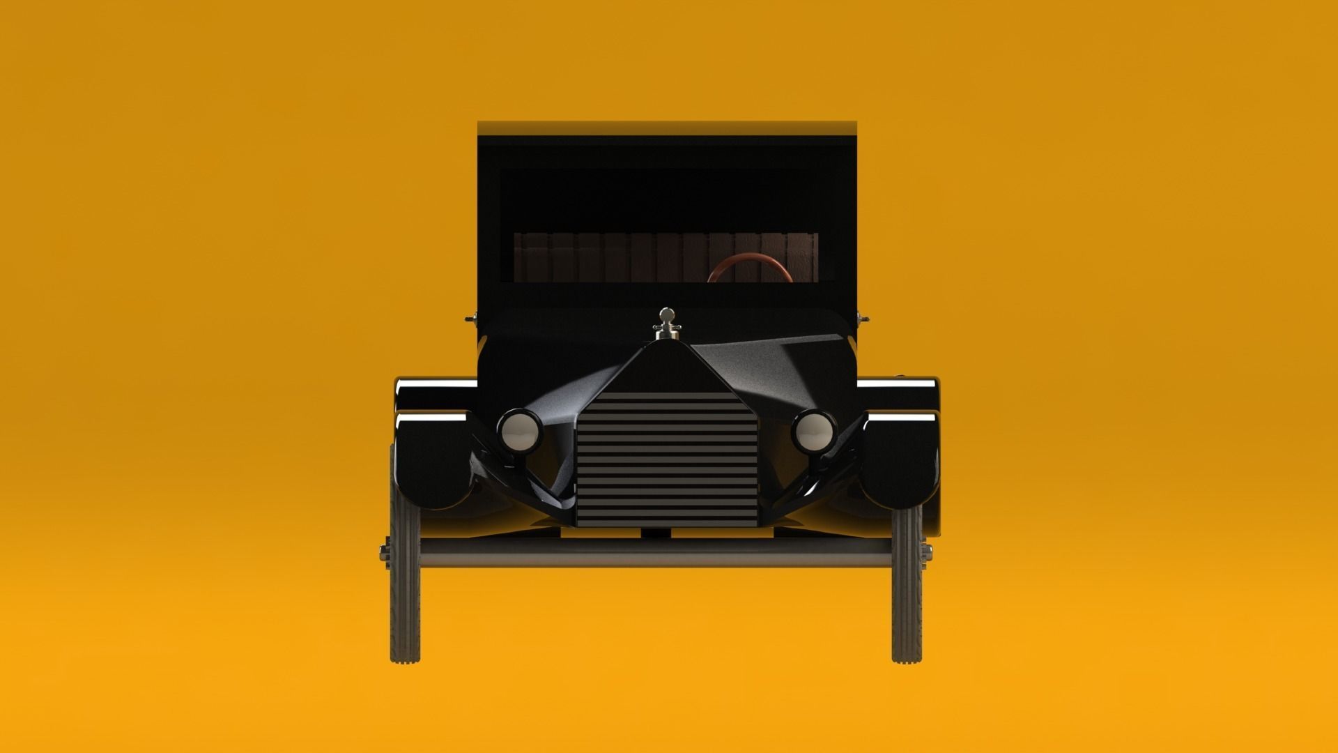Antique Car 3D print model_19