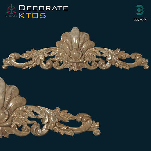 Decoration ornament KT05 3D model