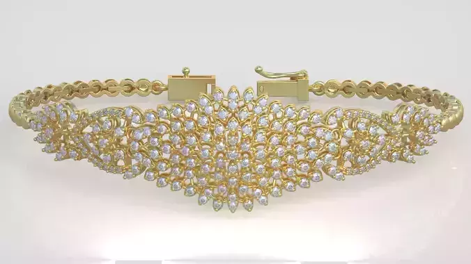 Exclusive Bracelet model 3D printable model 0052