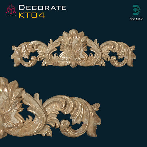Decoration ornament KT04 3D model