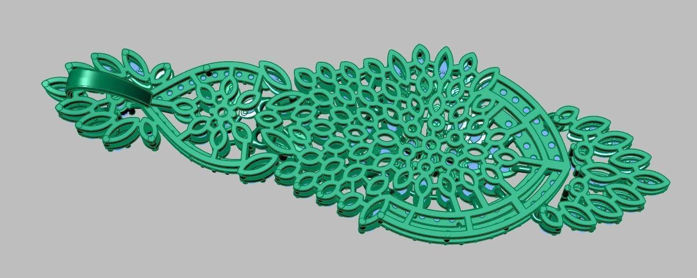 Exclusive Pendant model 3D 0189 printable model 3D print model_9