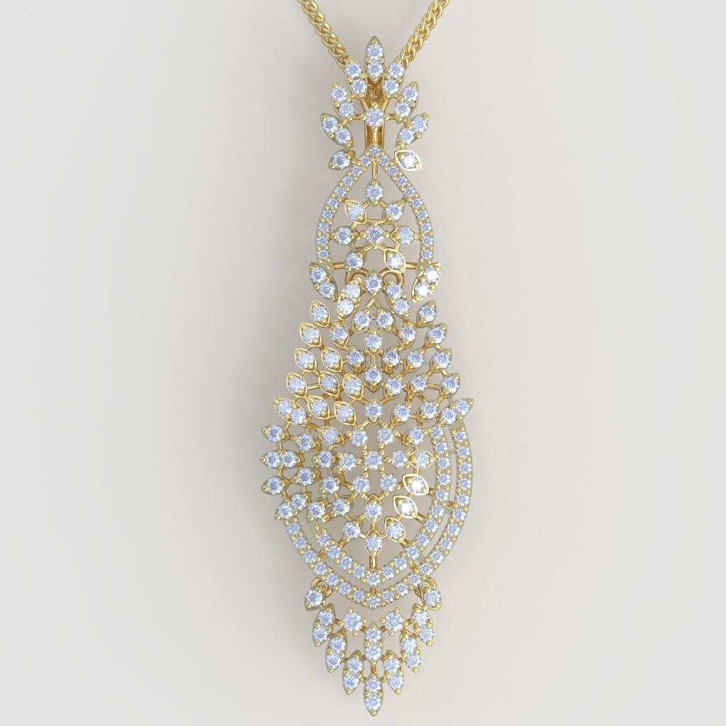 Exclusive Pendant model 3D 0189 printable model 3D print model_3