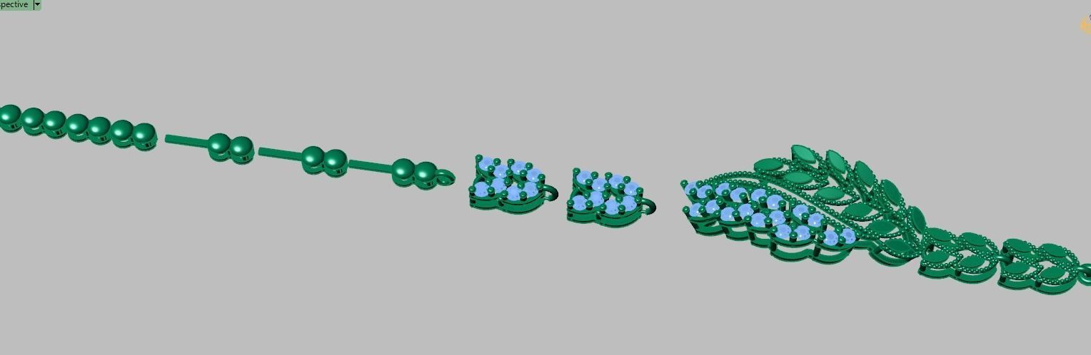 Exclusive Bracelet model 3D printable model 0053-12 3D print model_15