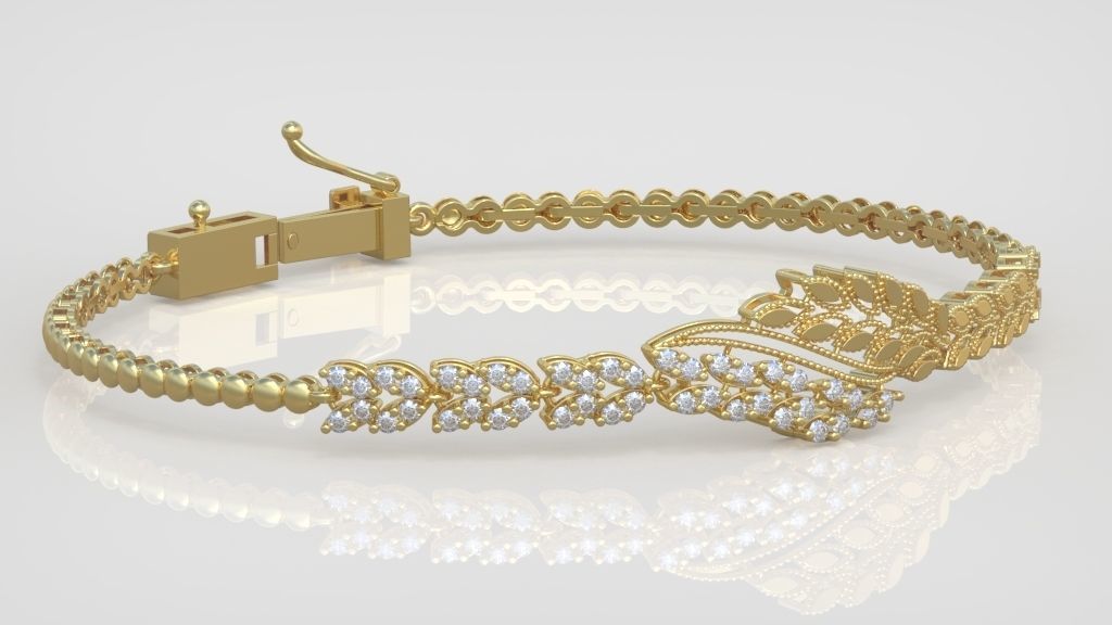 Exclusive Bracelet model 3D printable model 0053-12 3D print model_3