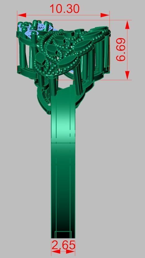 Ring 3D model 0274 3D printable model13 3D print model_8