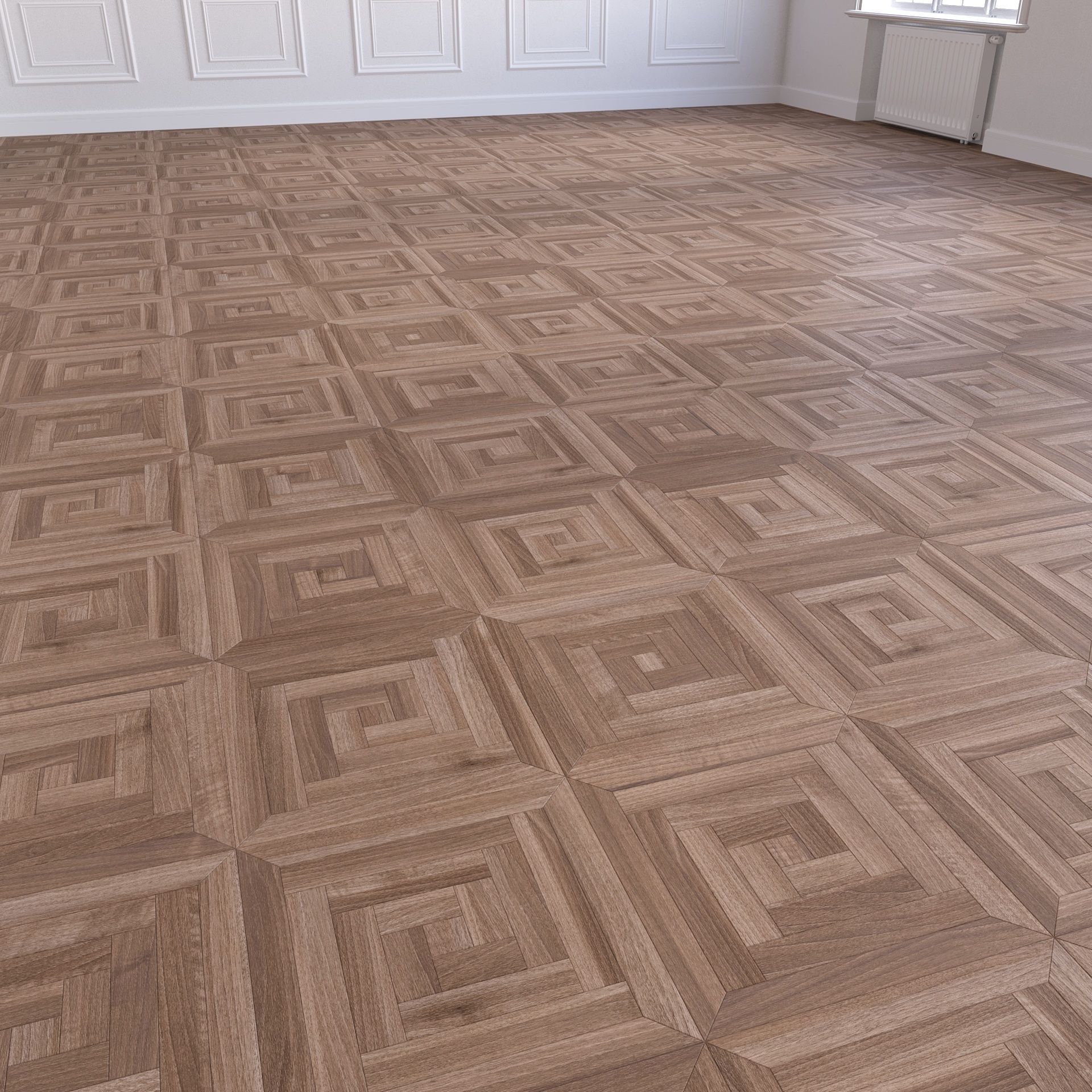 Parquet - Laminate - Wooden floor 4 in 1 3D model_18