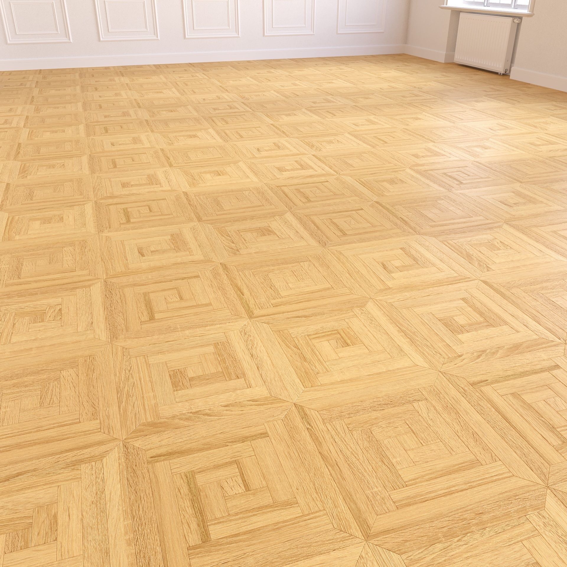 Parquet - Laminate - Wooden floor 4 in 1 3D model_20