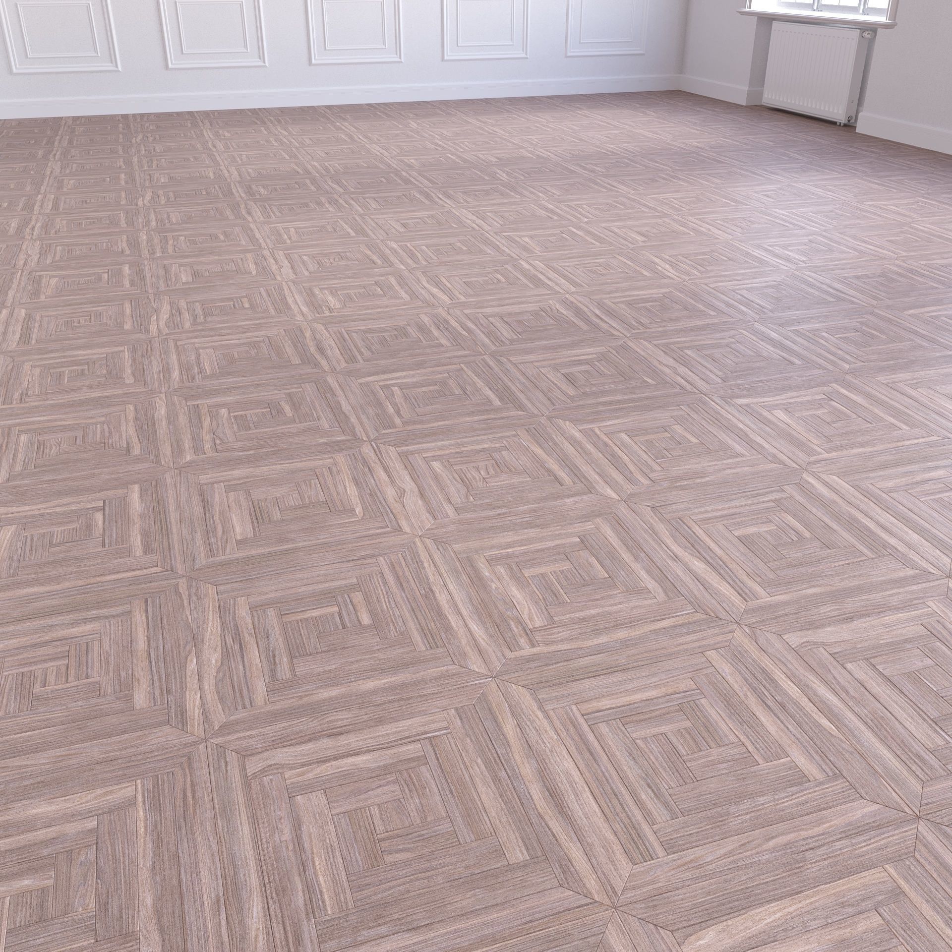 Parquet - Laminate - Wooden floor 4 in 1 3D model_19