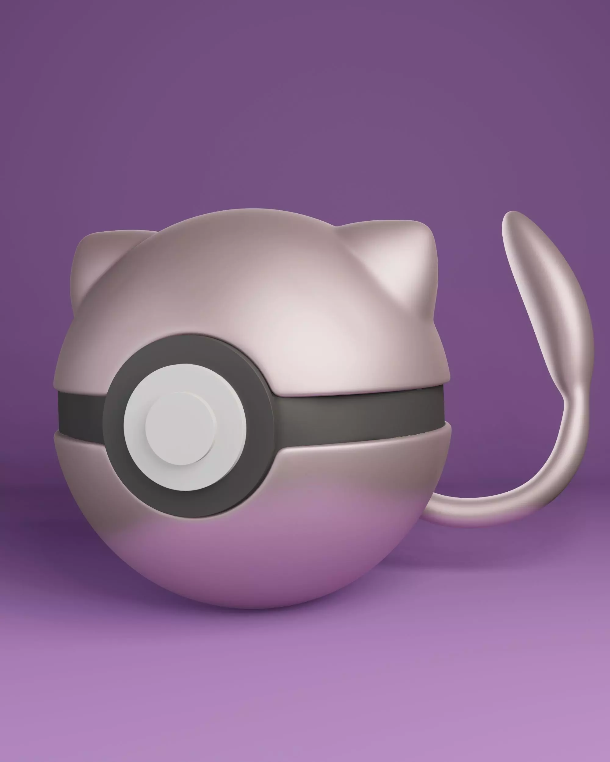 Pokemon Mew Pokeball  3D print model_0