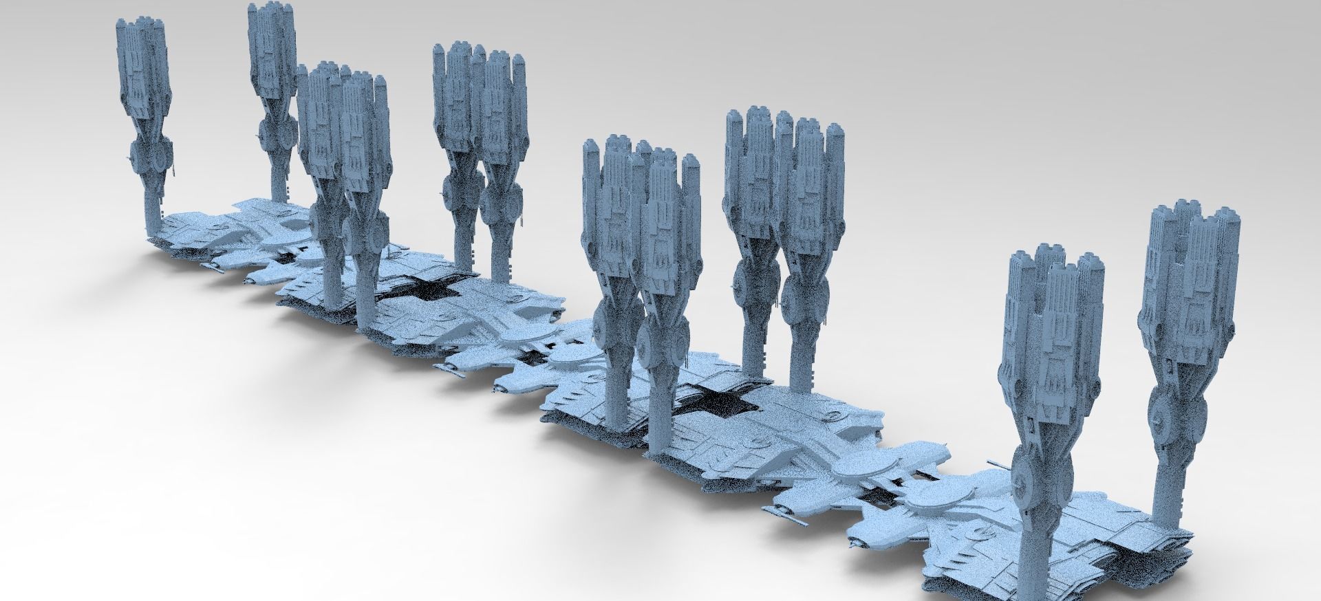  Elven Sci-Fi Dome Bridge 3D model_1