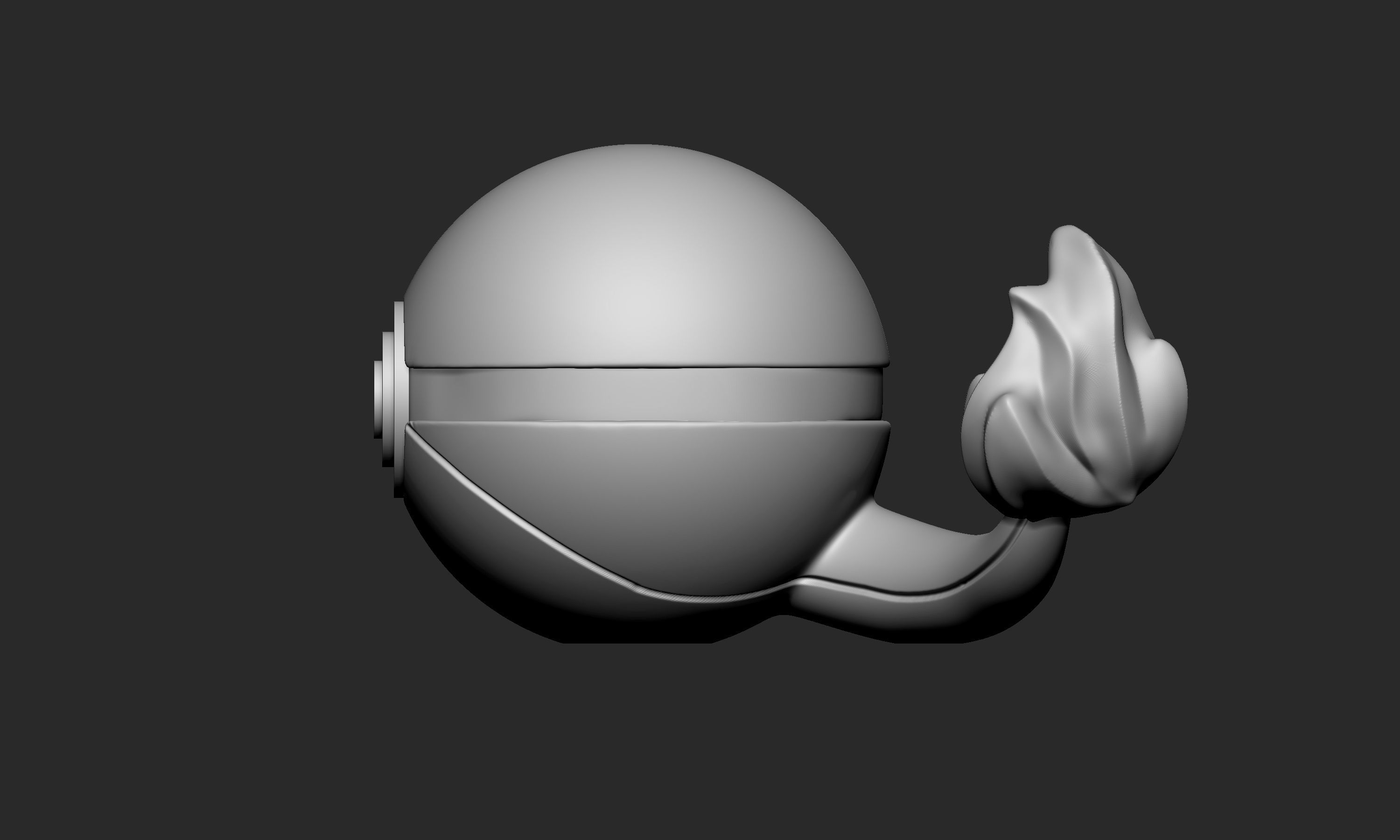 Pokemon Charmander Pokeball Free 3D print model_2