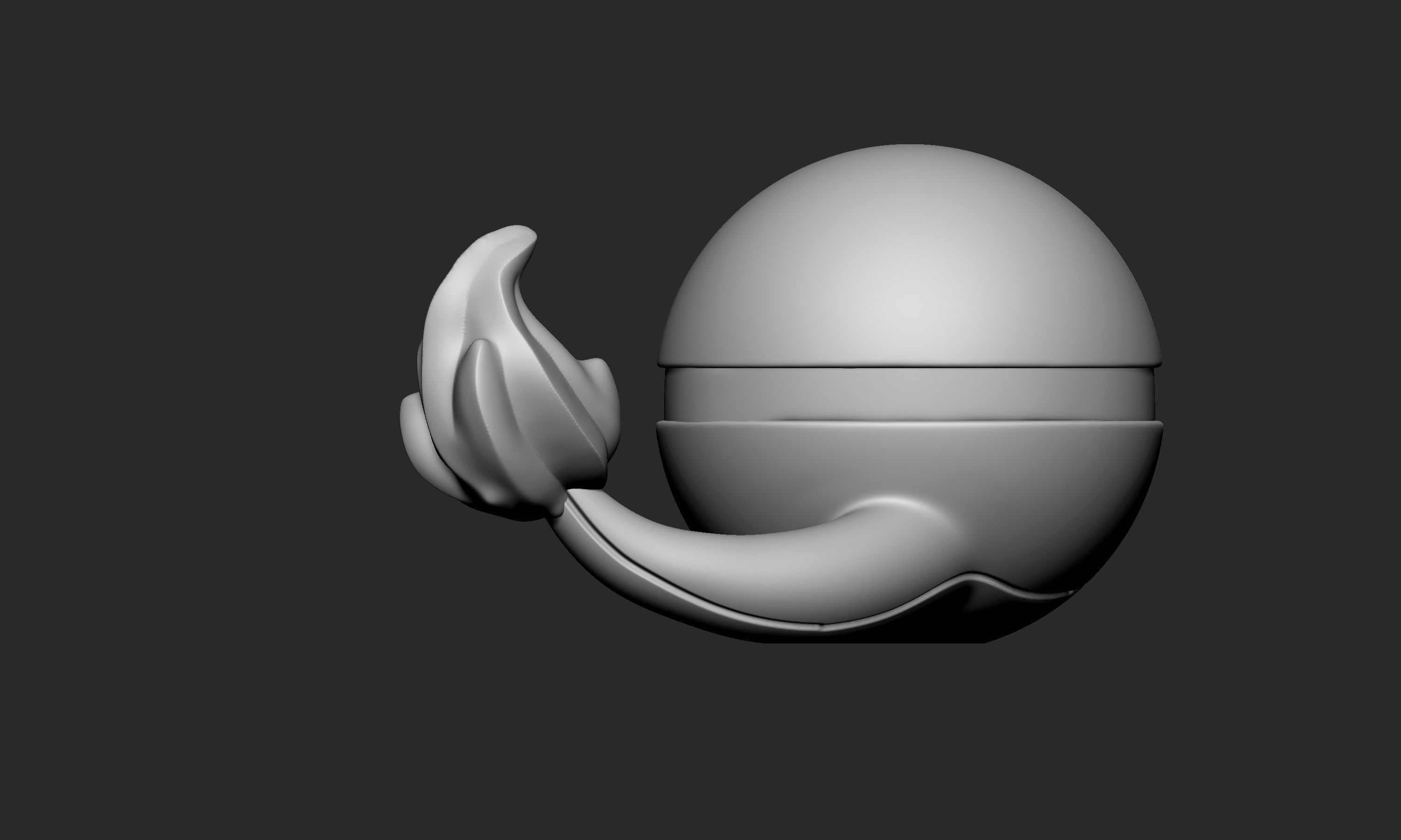 Pokemon Charmander Pokeball Free 3D print model_5