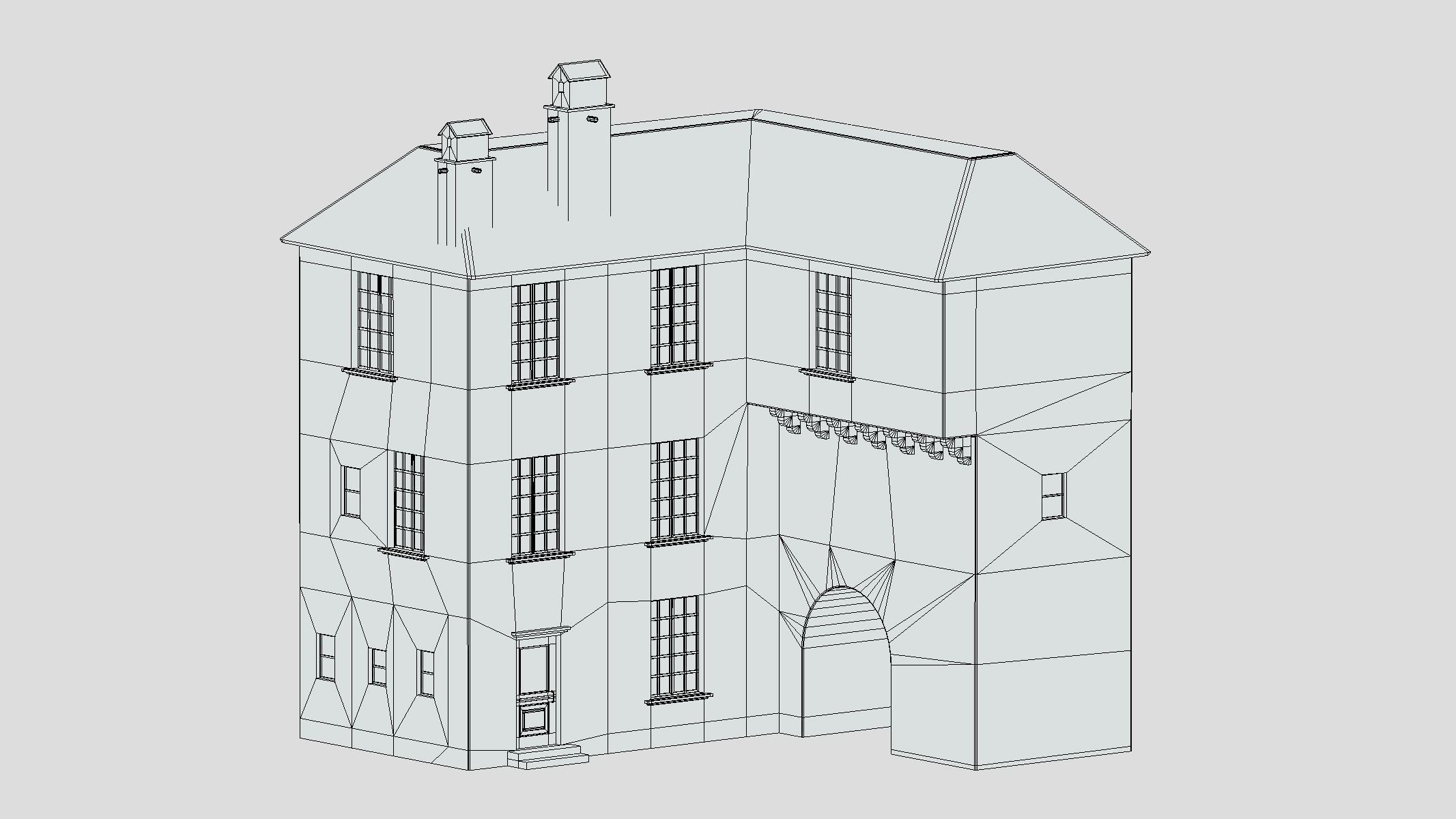 Castle Medieval Middle Ages 06 Low Poly PBR Realistic Low-poly 3D model_7