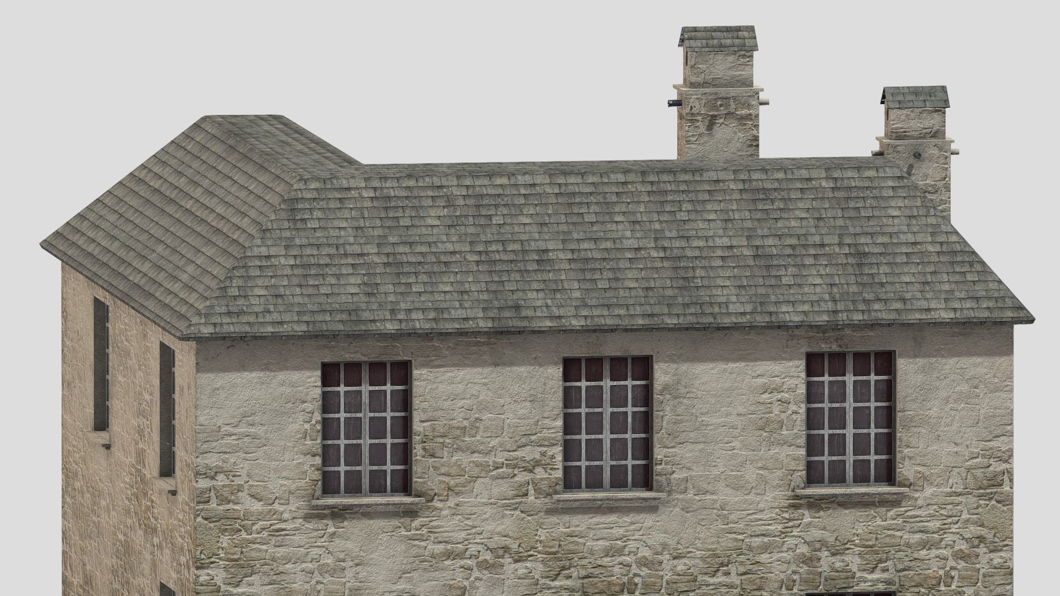 Castle Medieval Middle Ages 06 Low Poly PBR Realistic Low-poly 3D model_6