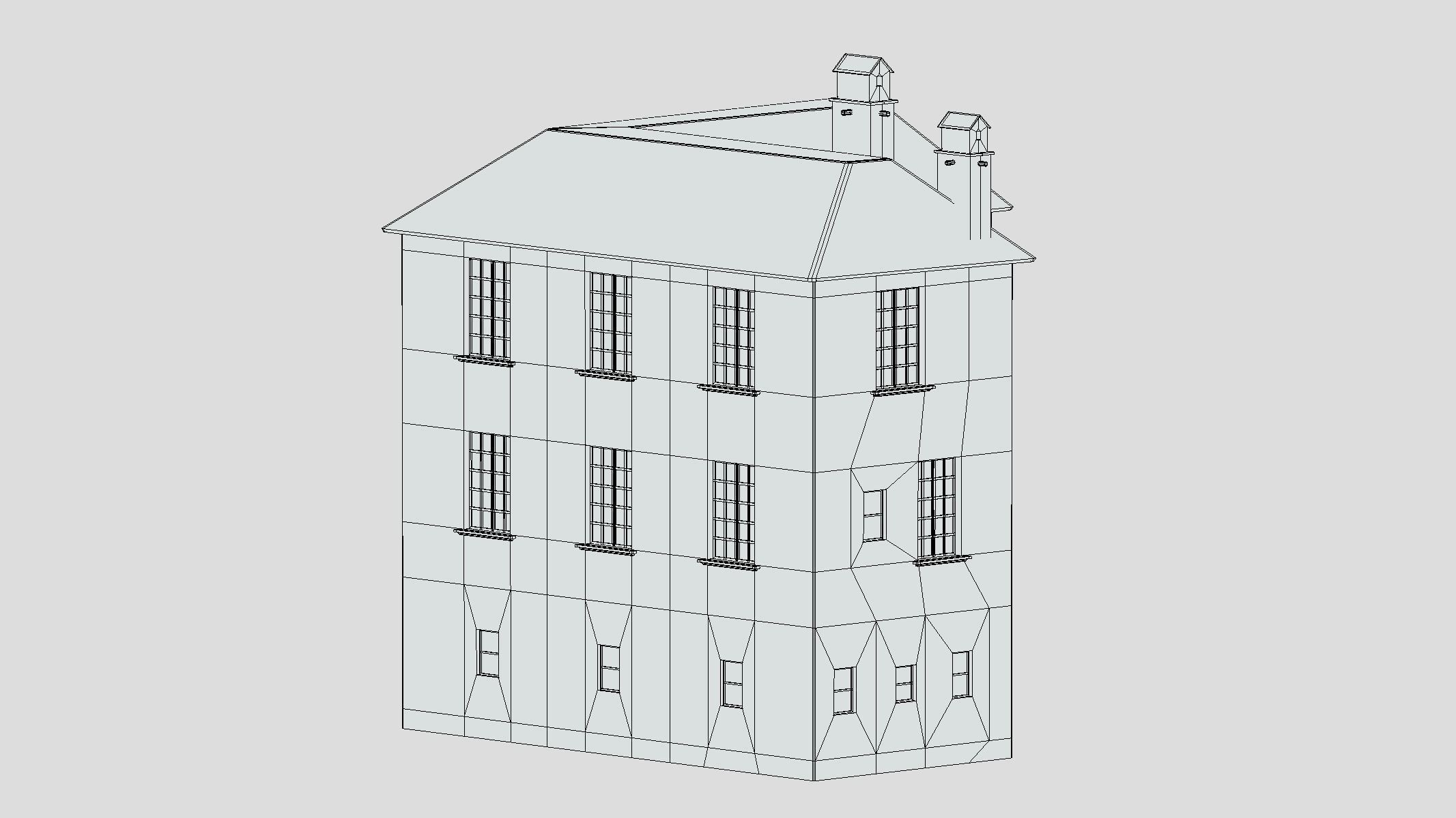 Castle Medieval Middle Ages 06 Low Poly PBR Realistic Low-poly 3D model_11