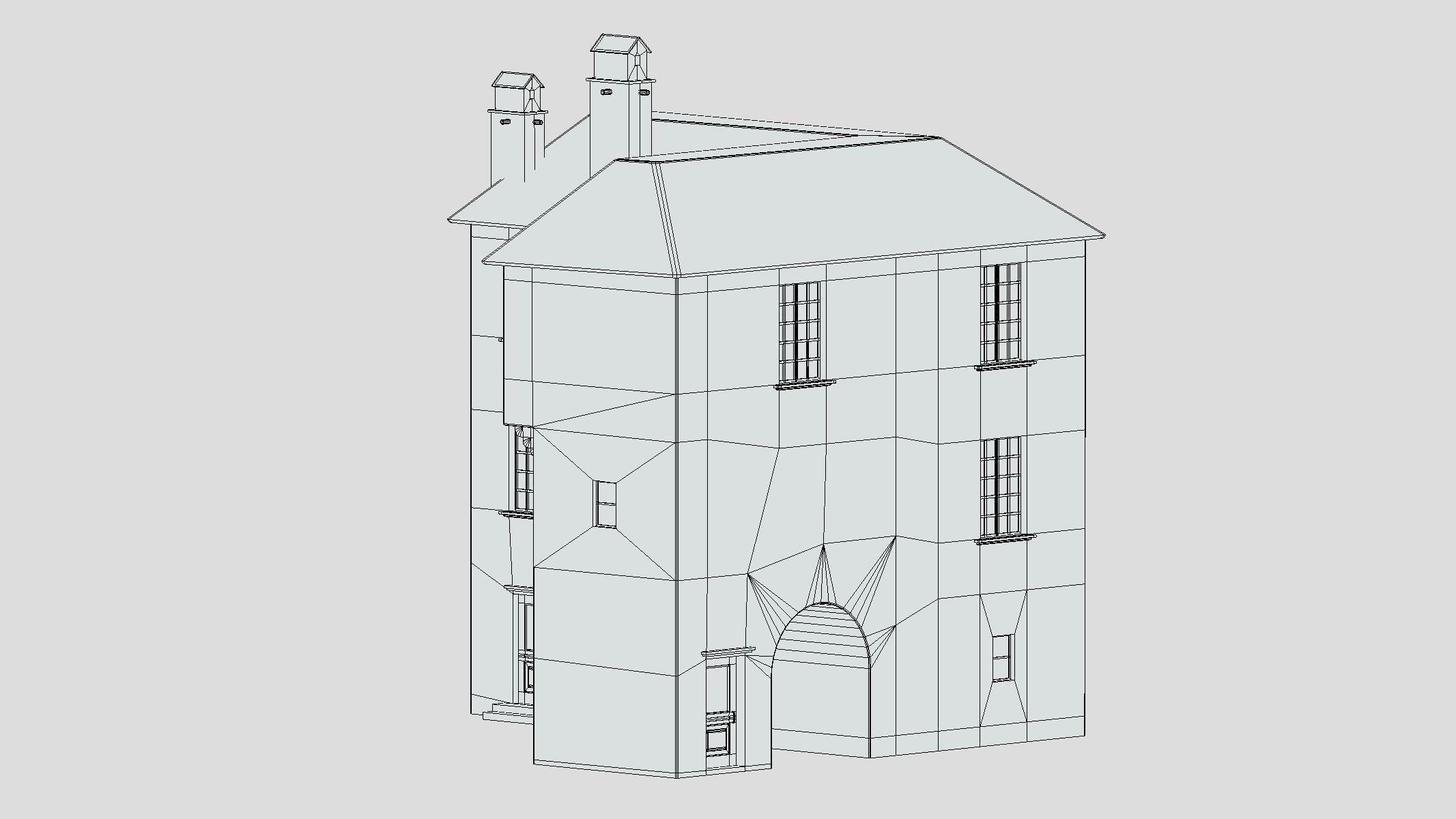 Castle Medieval Middle Ages 06 Low Poly PBR Realistic Low-poly 3D model_3