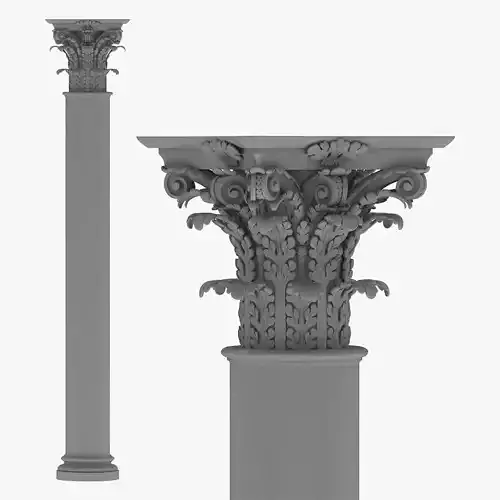Corinthian Column  3D model