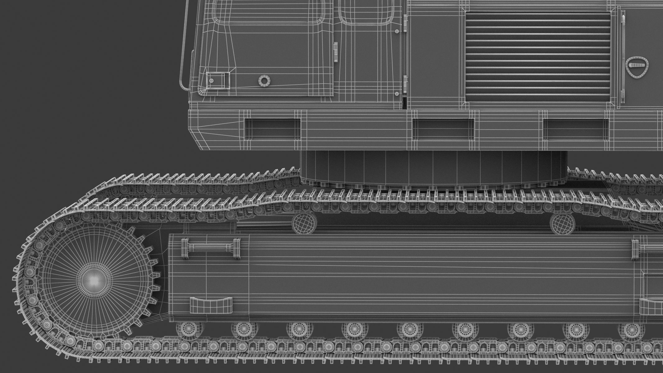  Crawler Excavator Generic 05 3D model_34