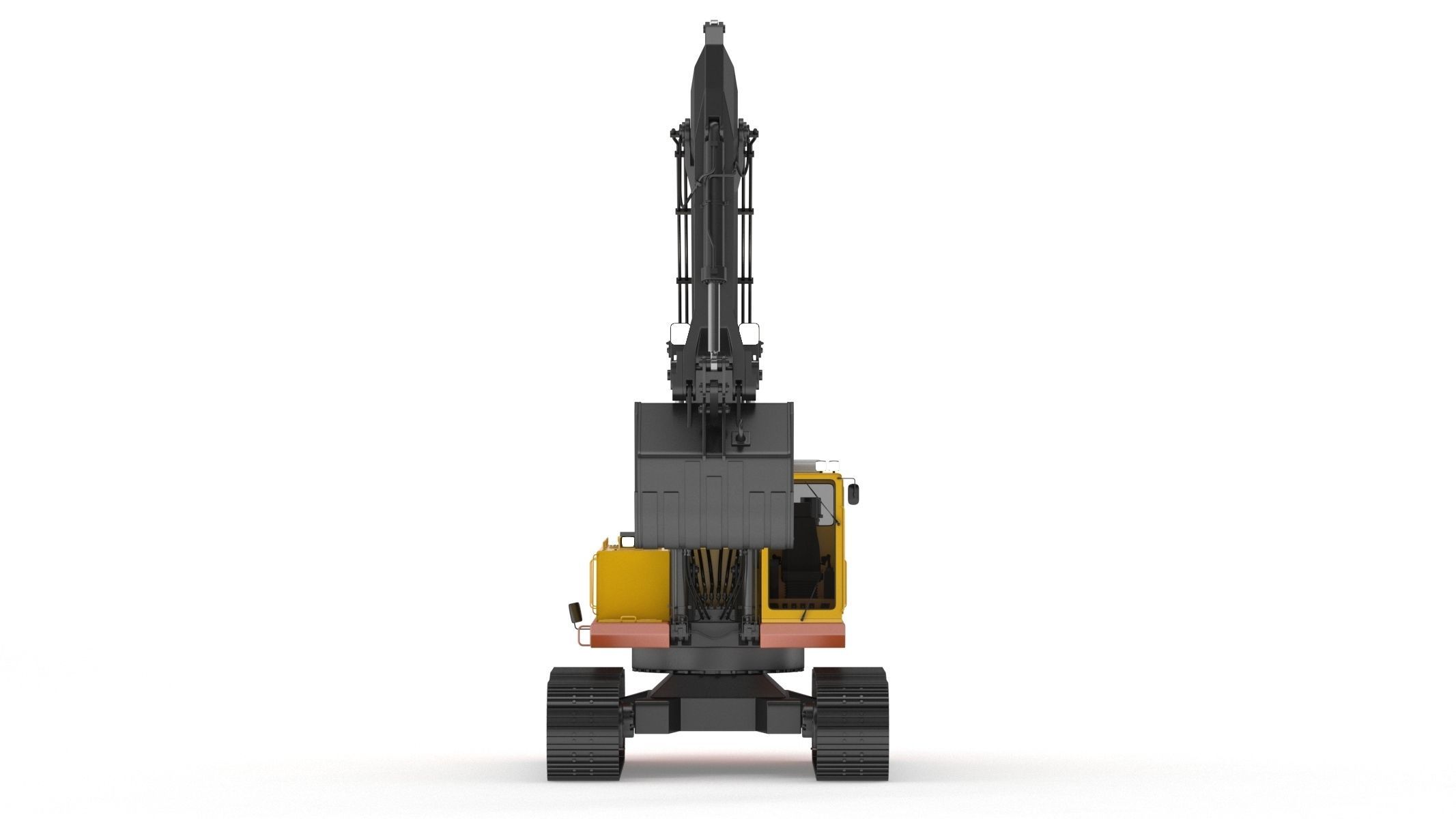  Crawler Excavator Generic 05 3D model_5