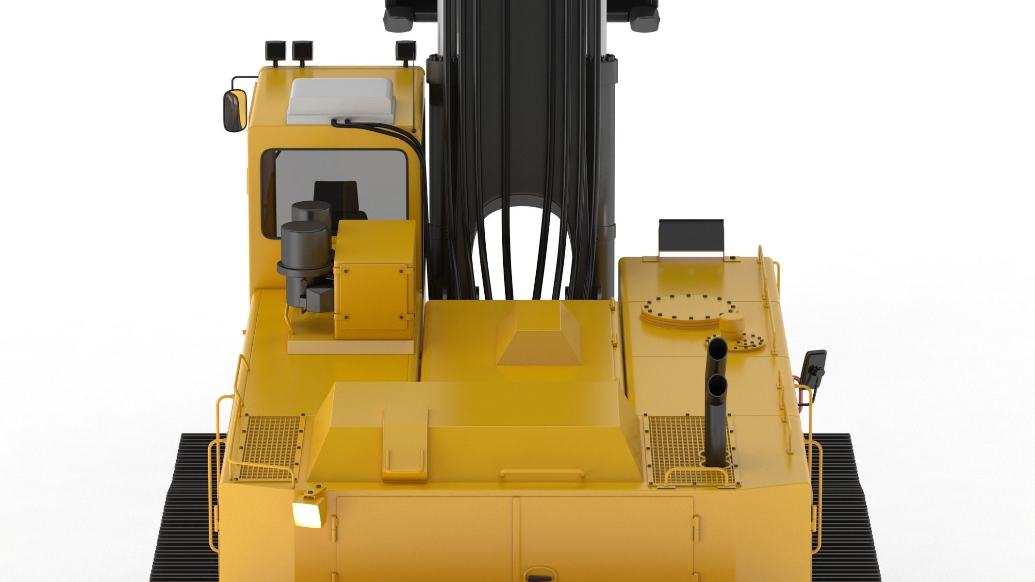  Crawler Excavator Generic 05 3D model_11